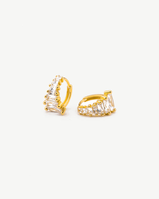 Diamond Chandelier Hoop Earrings