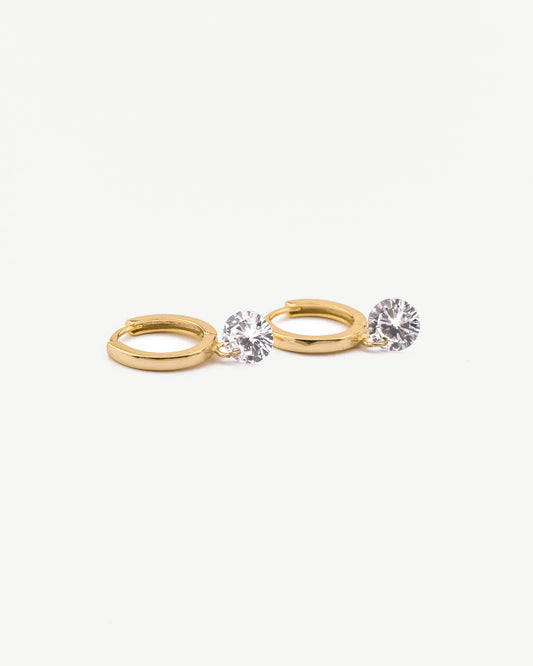 Floating Diamond Earrings