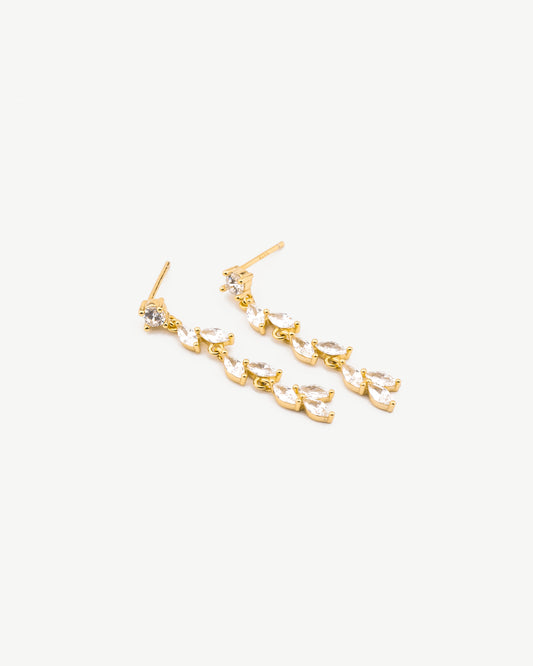 Marquise Diamond Dangle Earrings