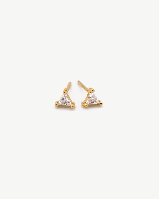Triangle Diamond Studs