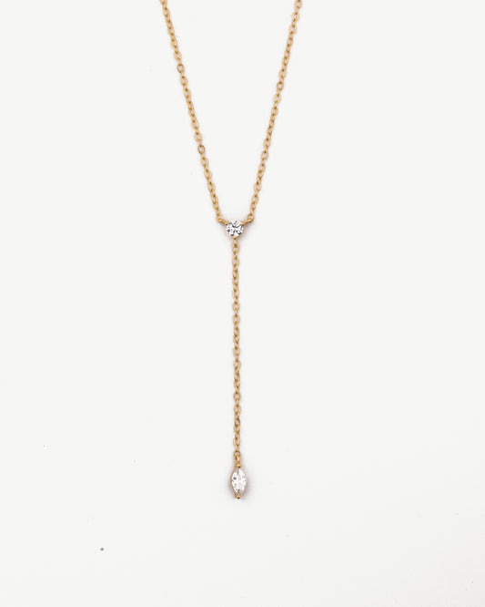 Diamond Lariat Necklace