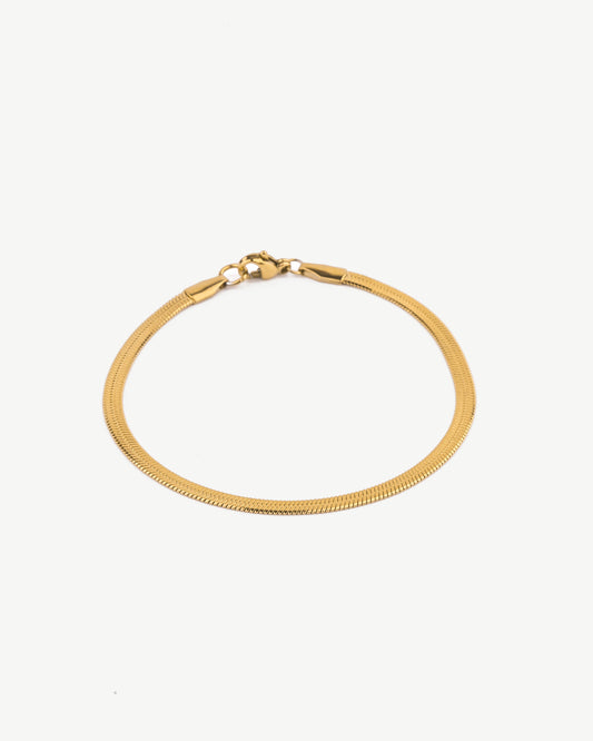 Thin Herringbone Bracelet