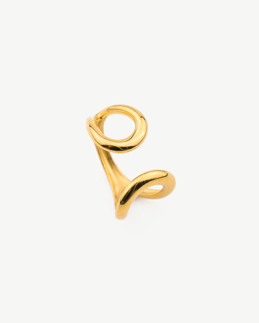 Sculptural Cuff Ring