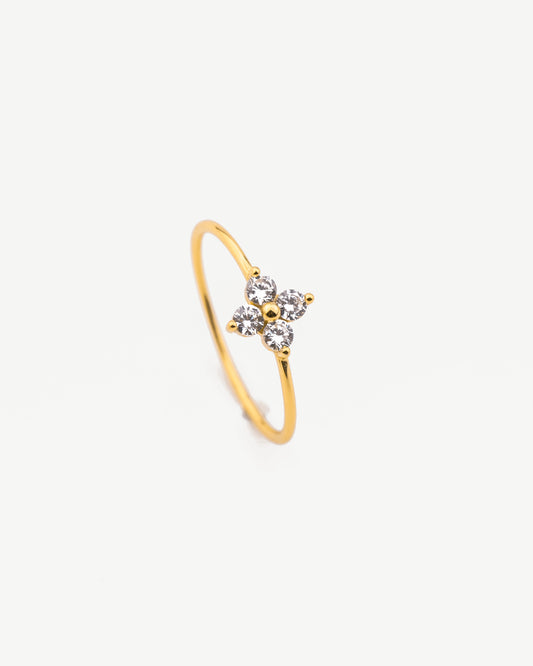 Diamond Clover Ring