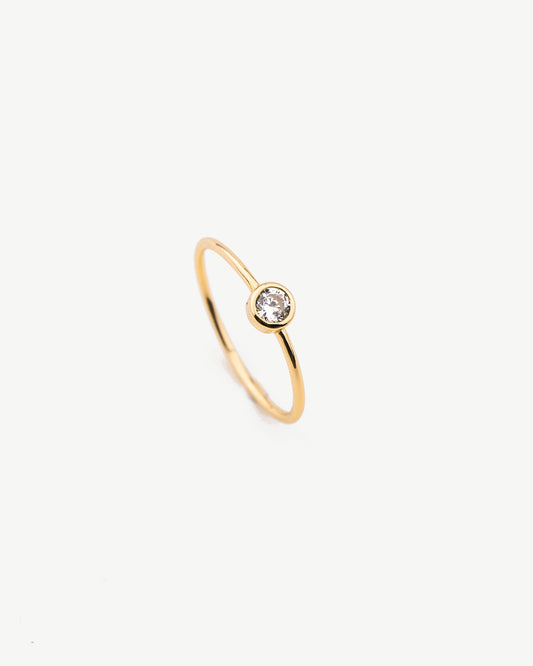Bezel Diamond Ring