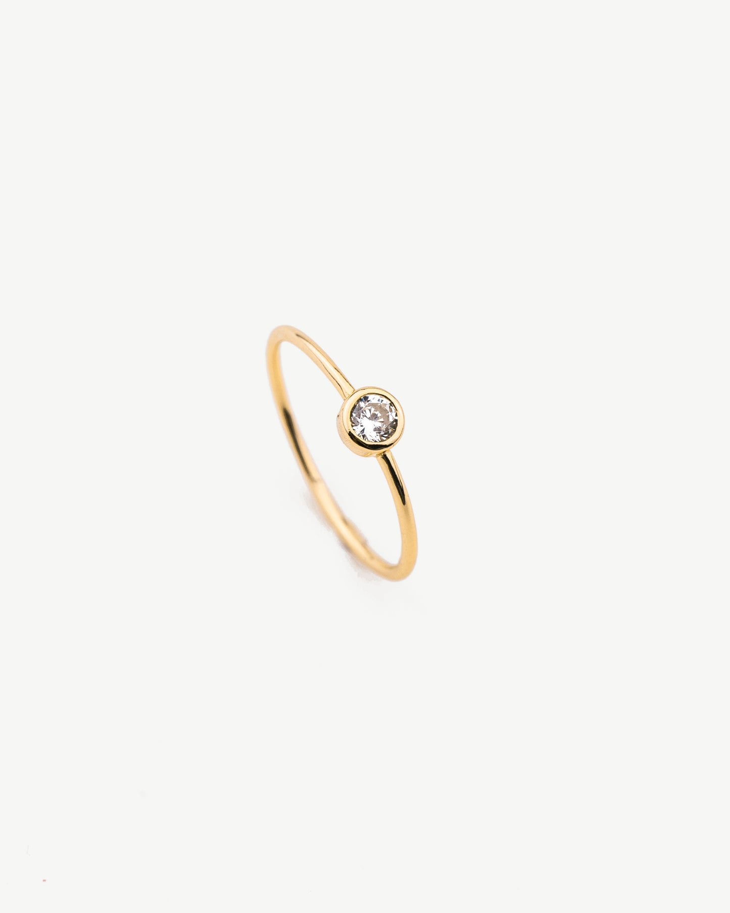 Bezel Diamond Ring