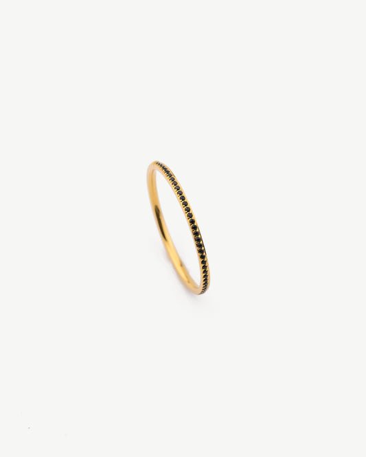 Onyx Eternity Ring