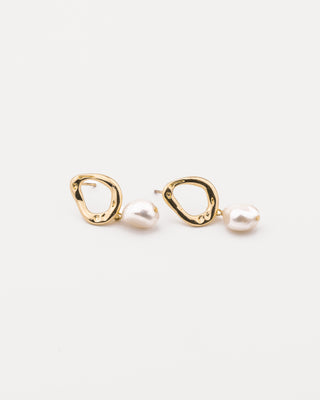 Sculptural Pearl Earrings