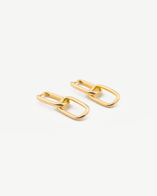 Dangle Link Earrings