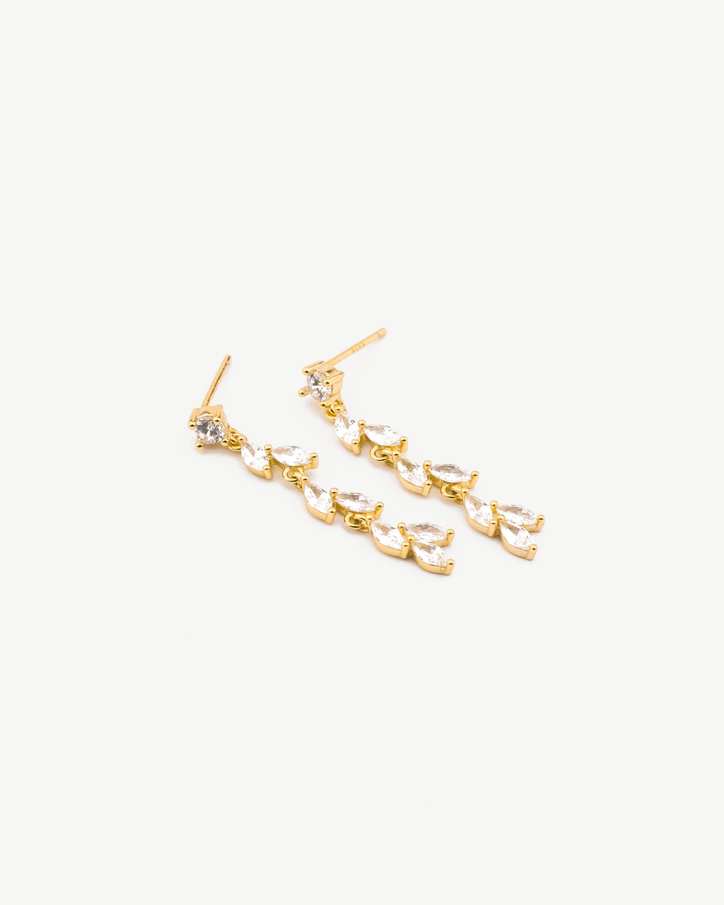 Marquise Diamond Dangle Earrings
