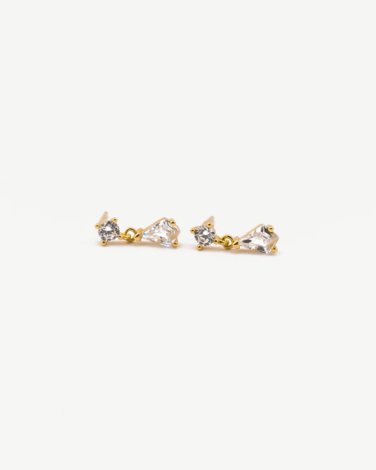 Kite Diamond Drop Earrings