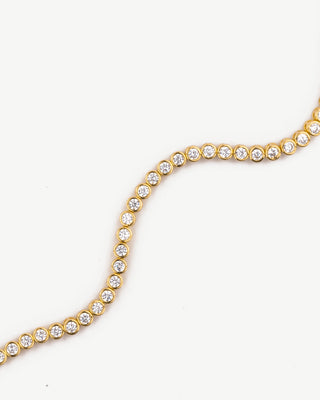 Bezel Tennis Bracelet