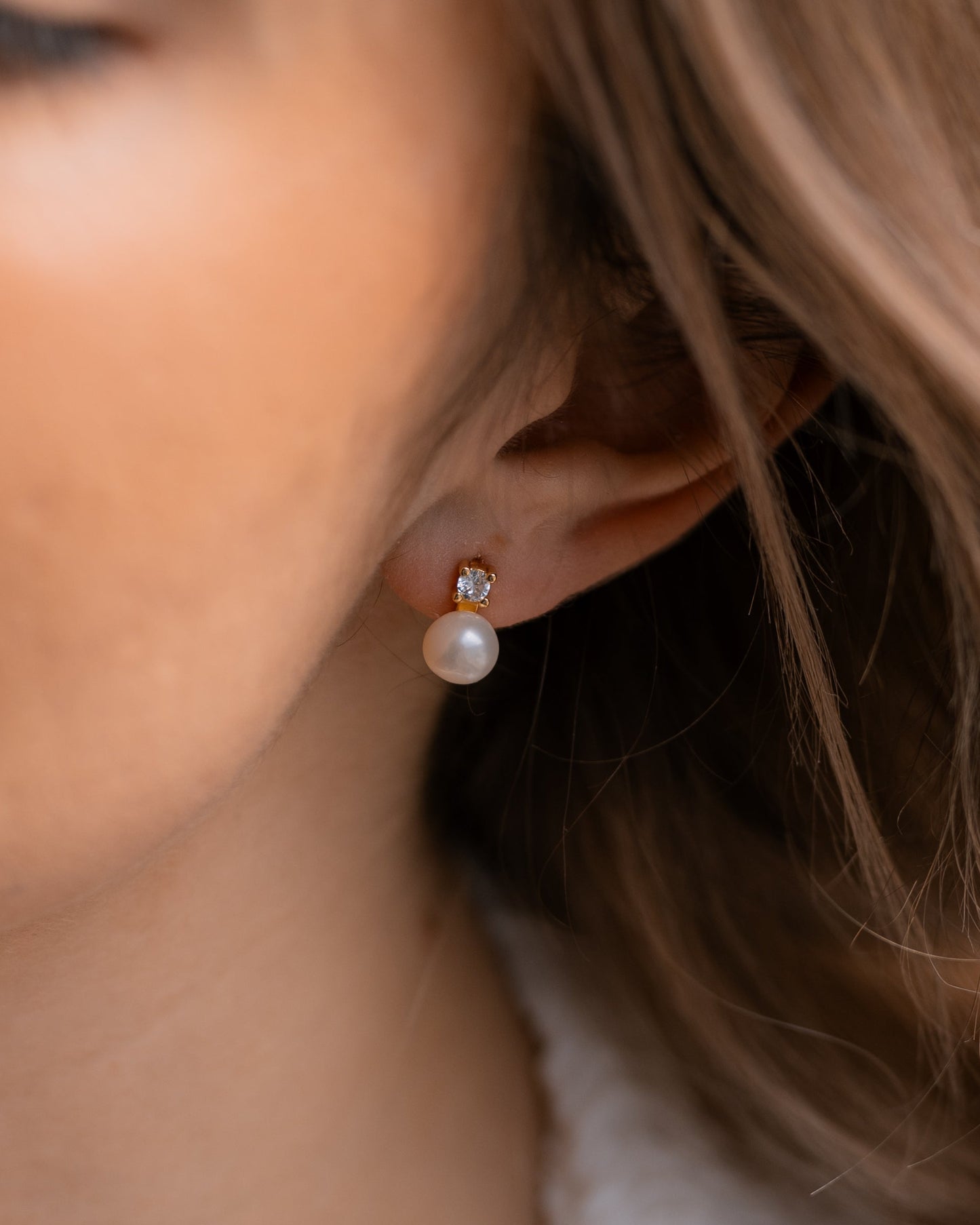 Pearl & Diamond Studs