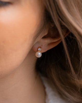 Pearl & Diamond Studs