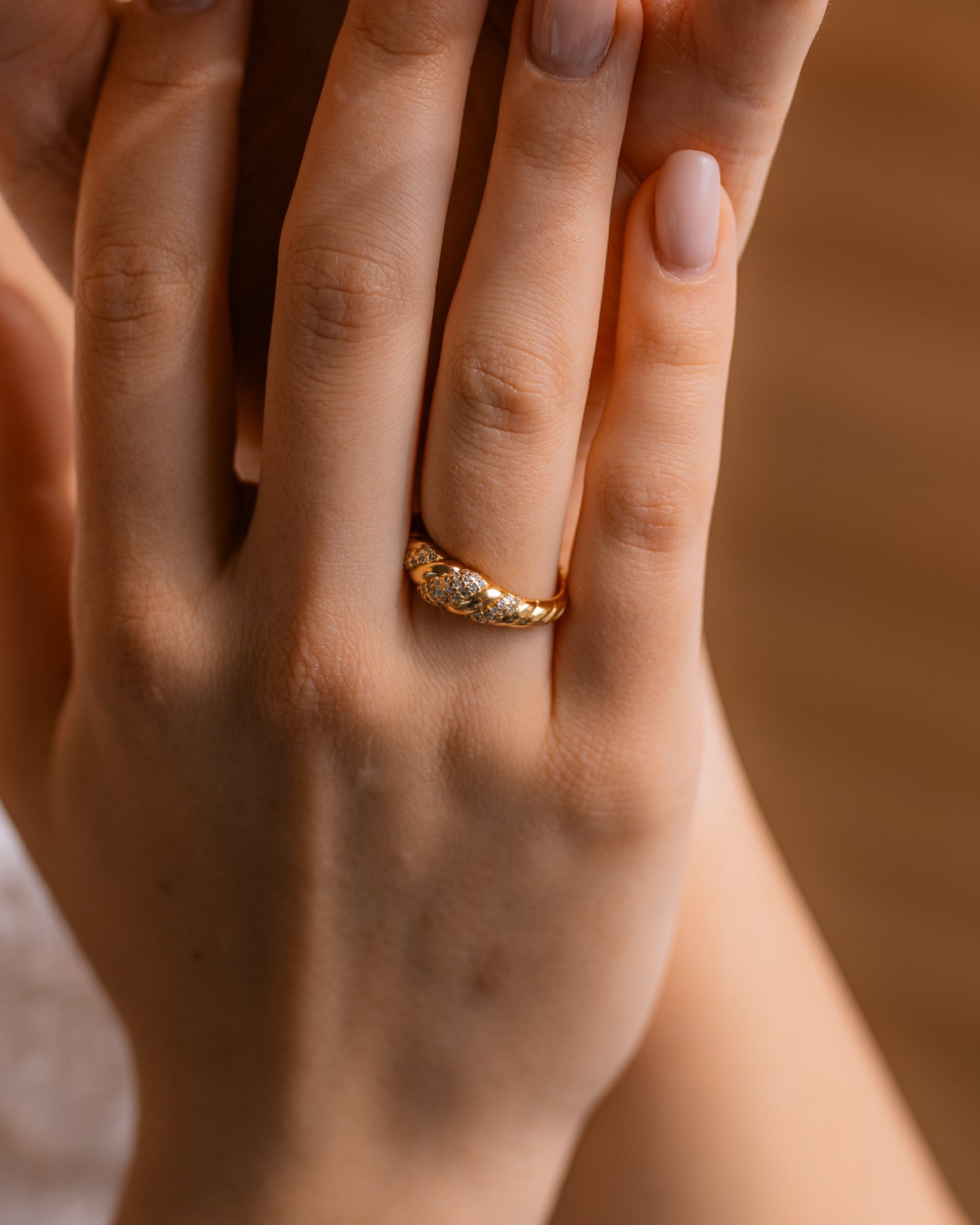 Twist Diamond Ring