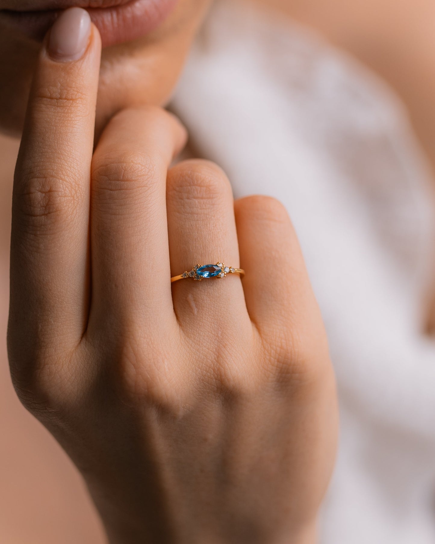 Aquamarine Ring