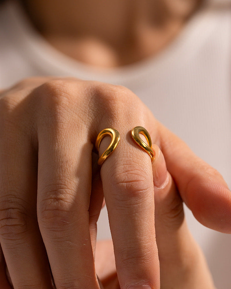 Sculptural Cuff Ring
