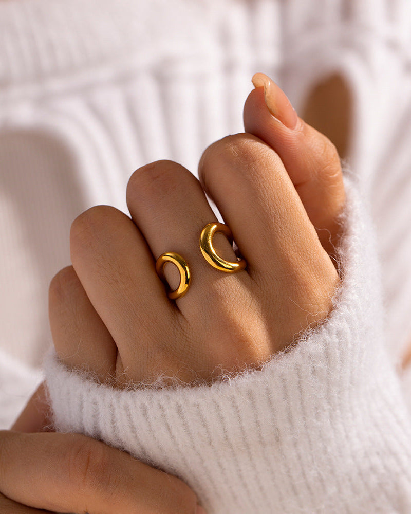 Sculptural Cuff Ring