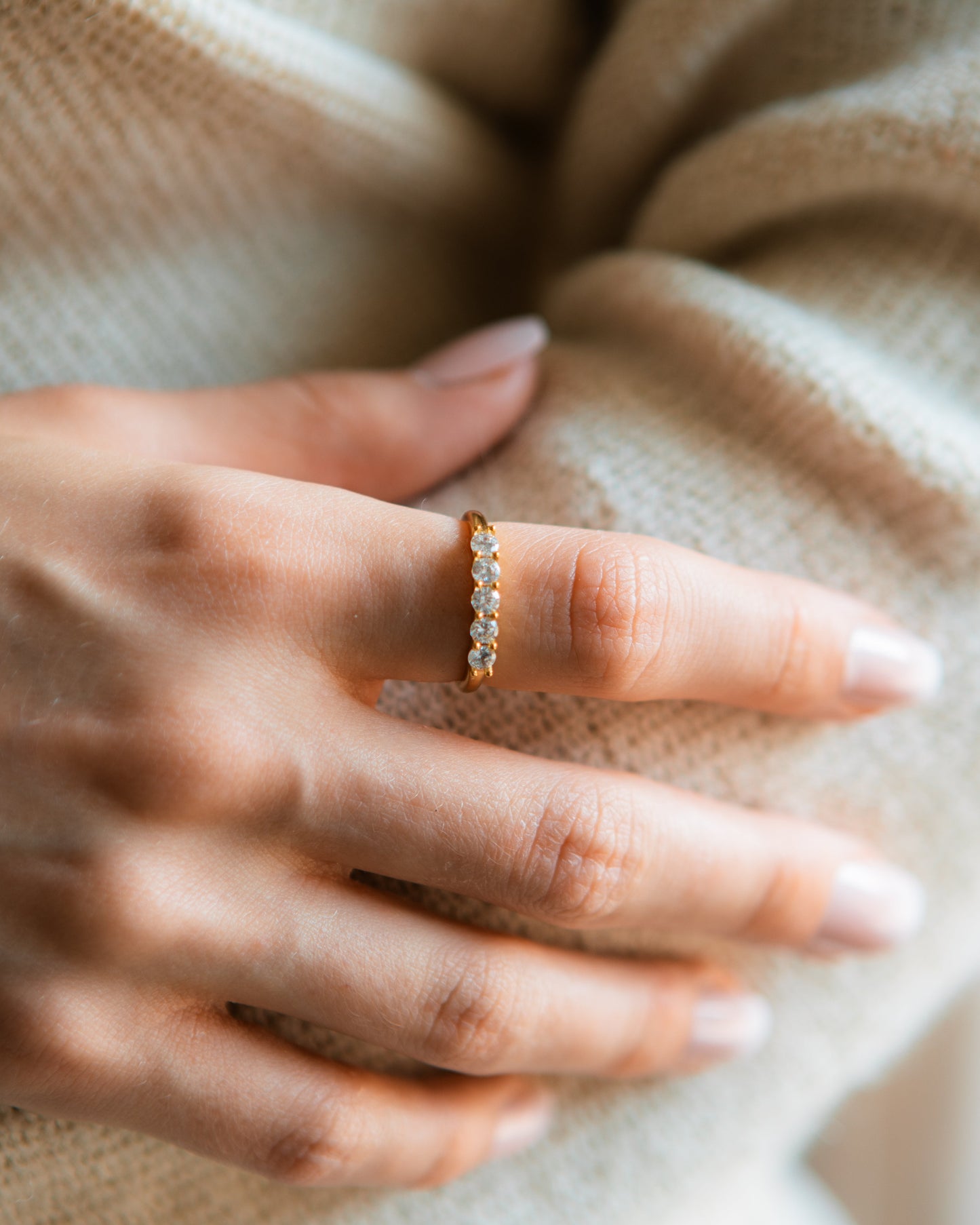 Diamond Row Ring