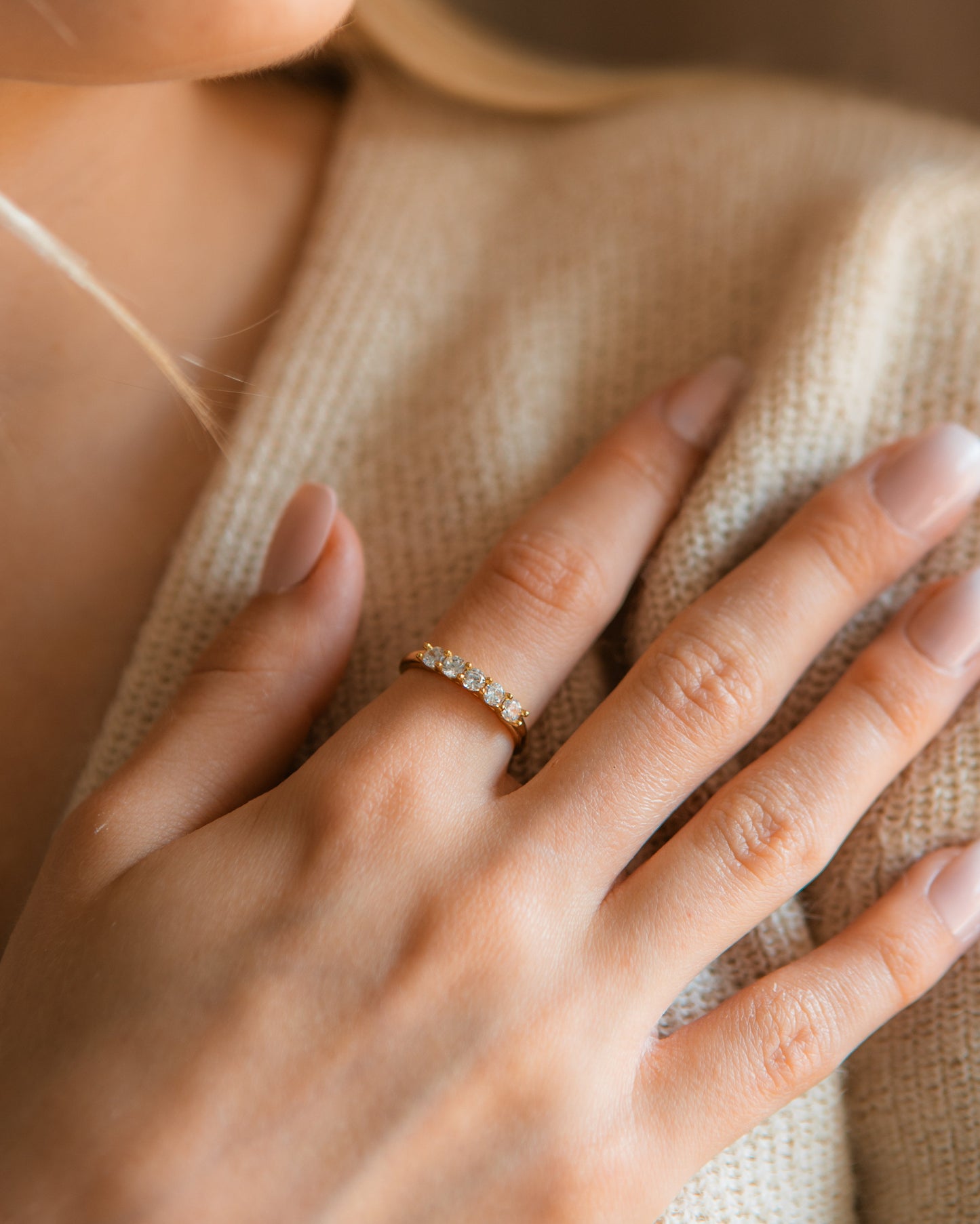 Diamond Row Ring