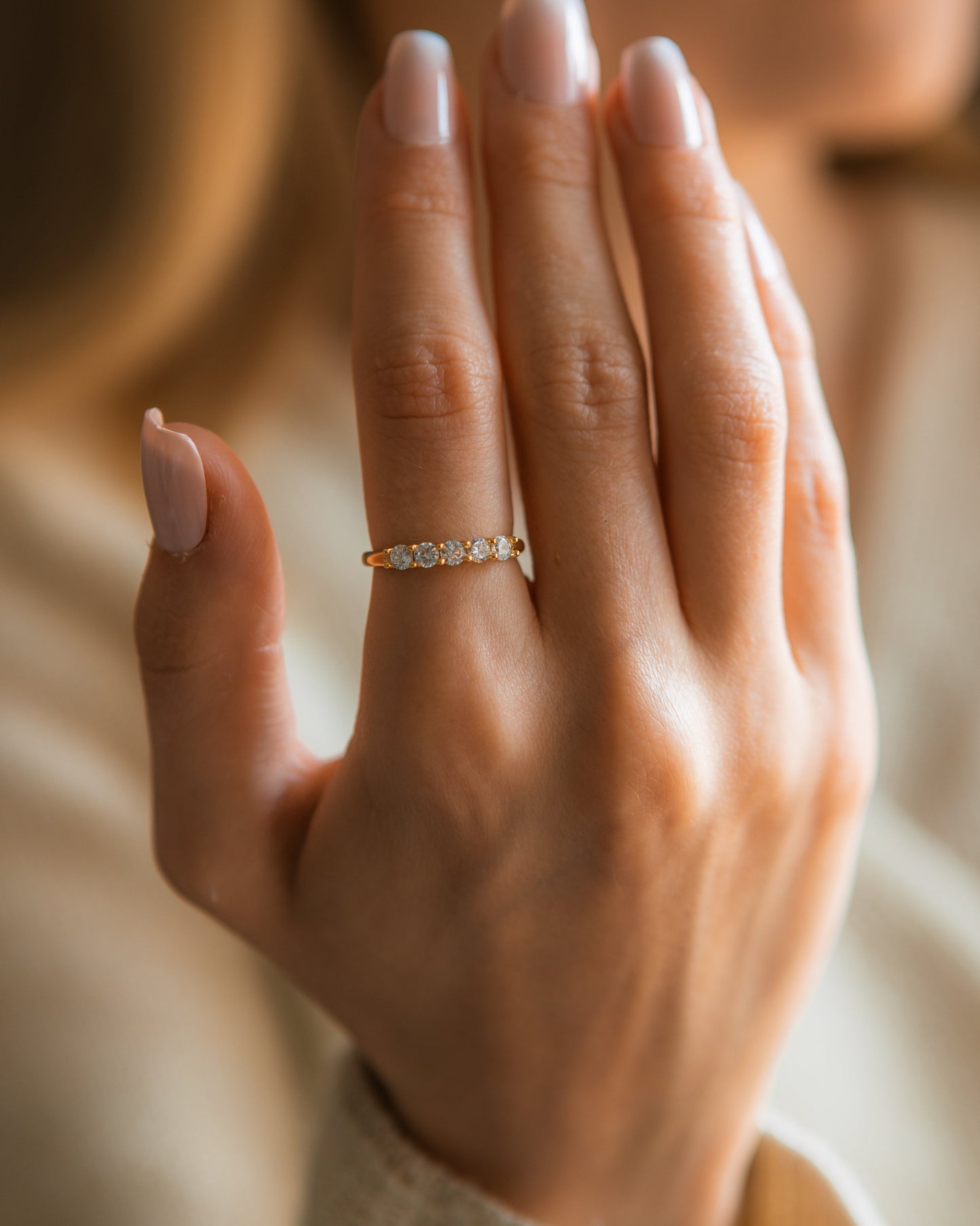 Diamond Row Ring