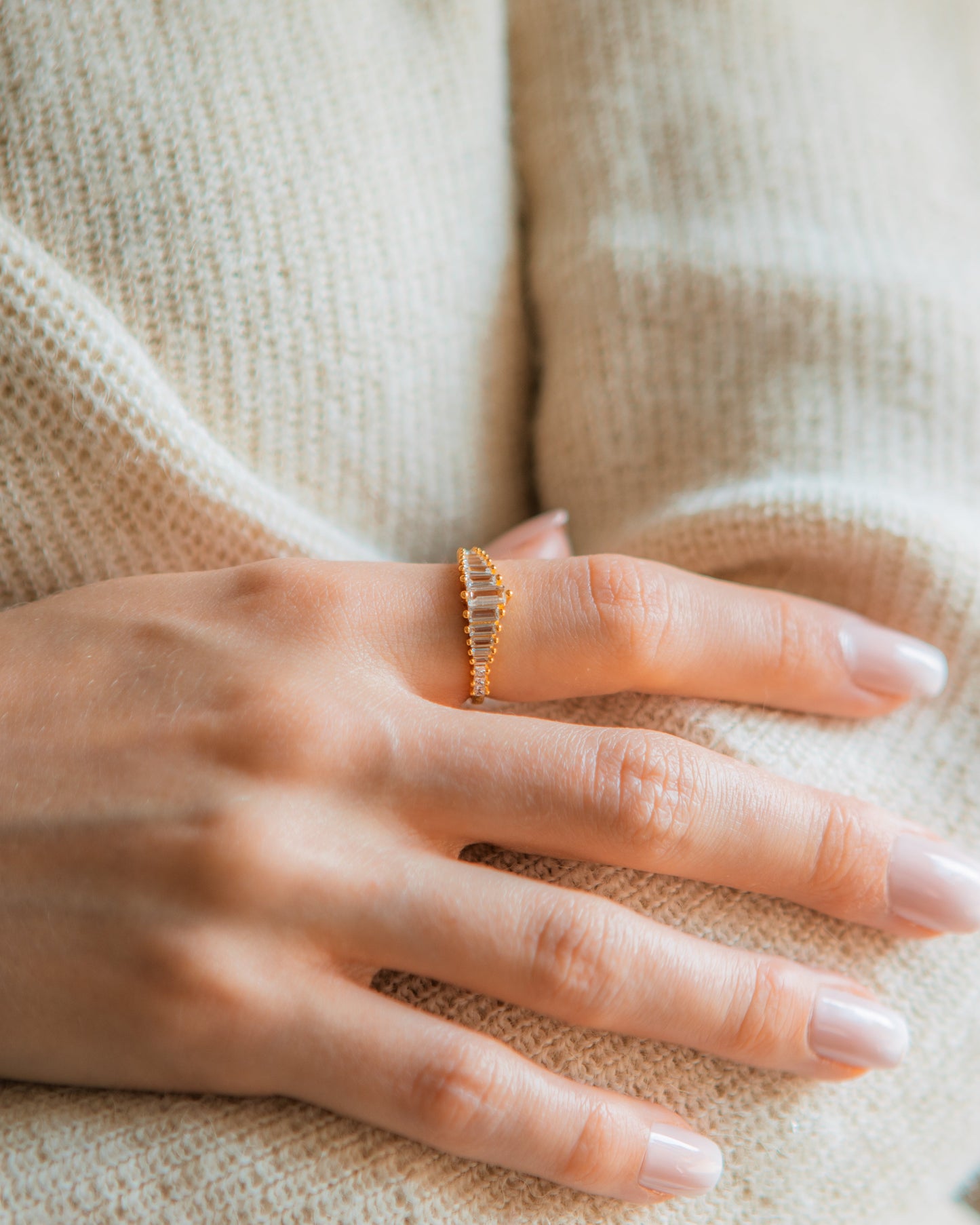 Diamond Chandelier Ring