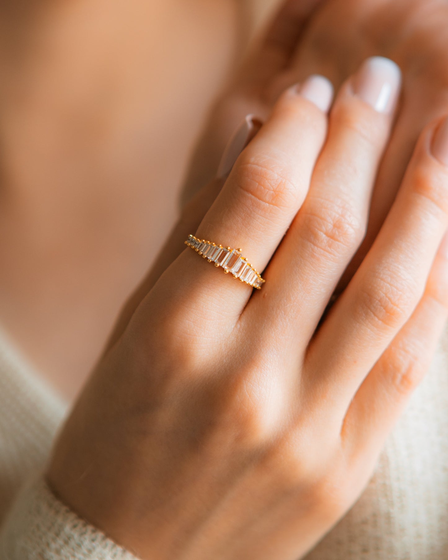Diamond Chandelier Ring
