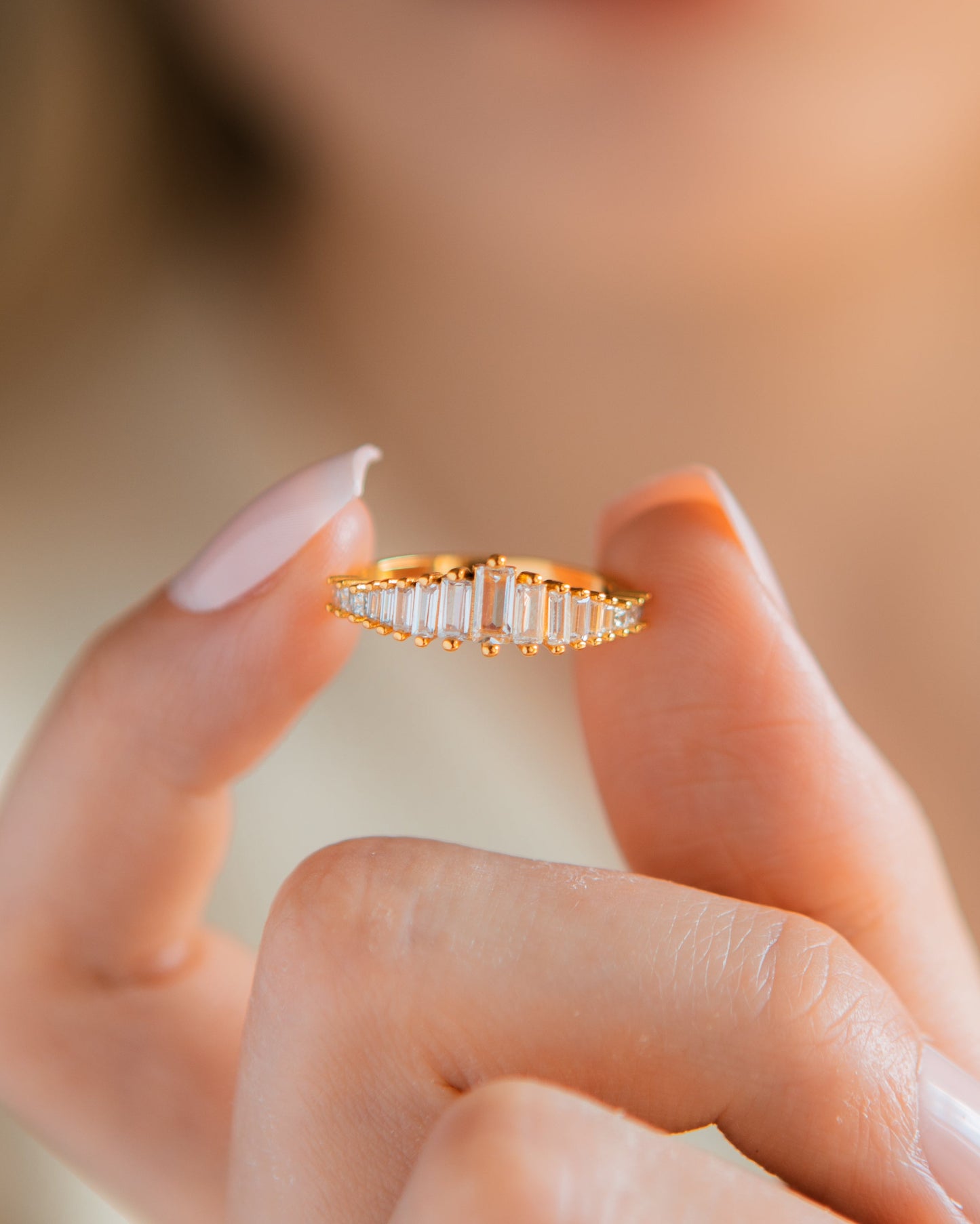 Diamond Chandelier Ring