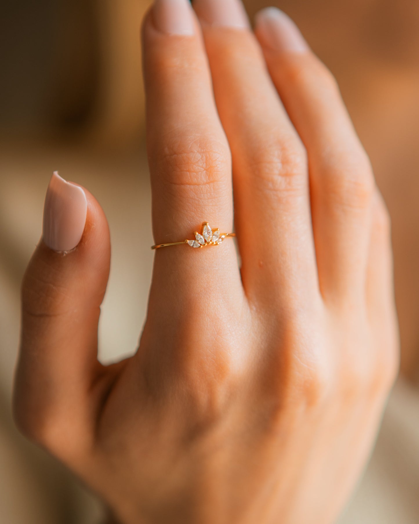 Diamond Tiara Ring