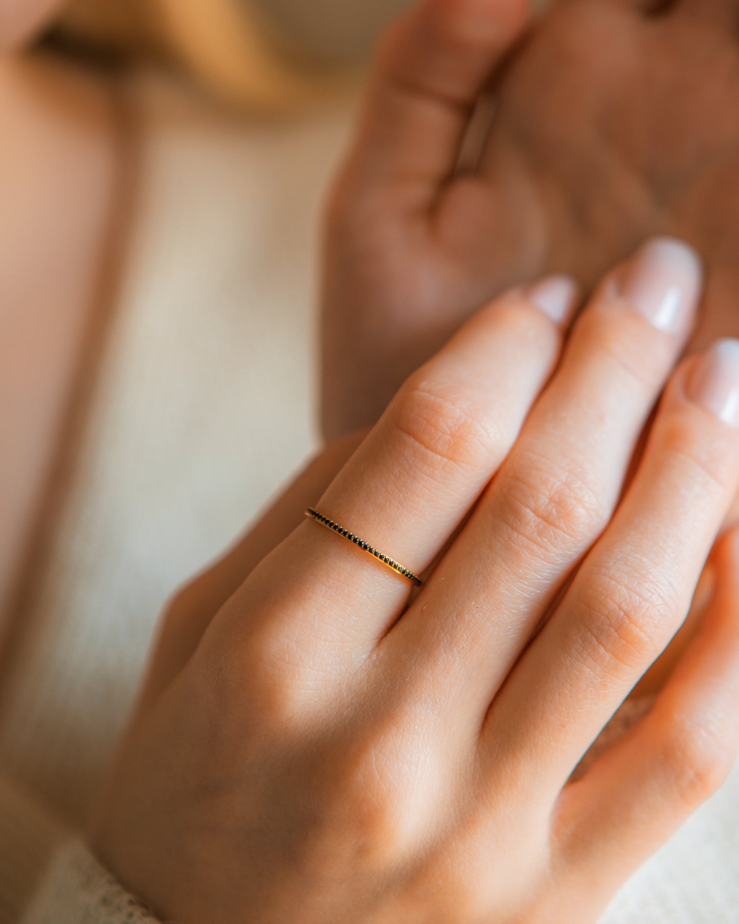 Onyx Eternity Ring