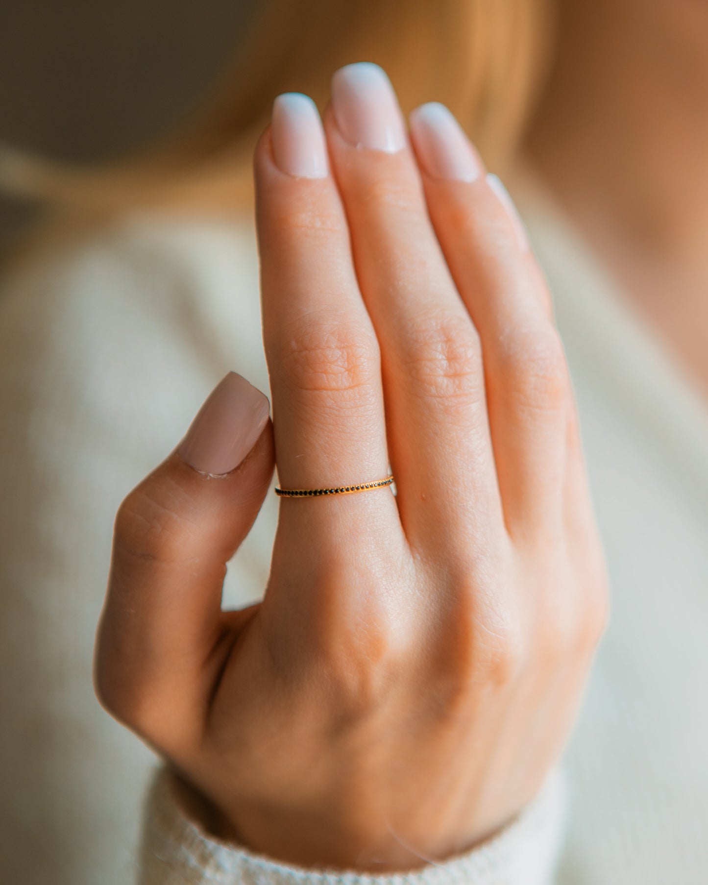 Onyx Eternity Ring