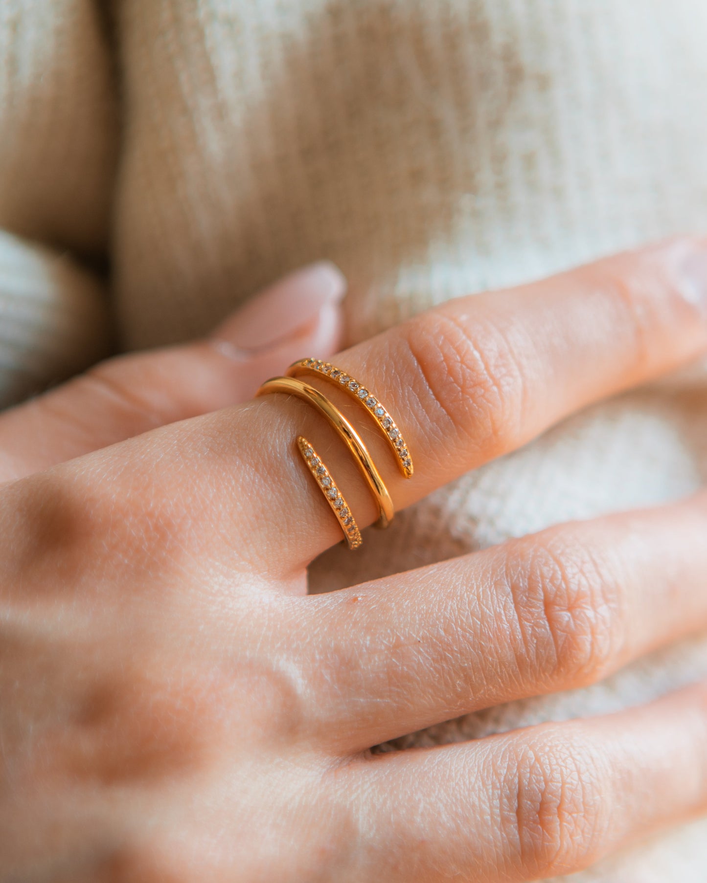 Triple Stacked Ring