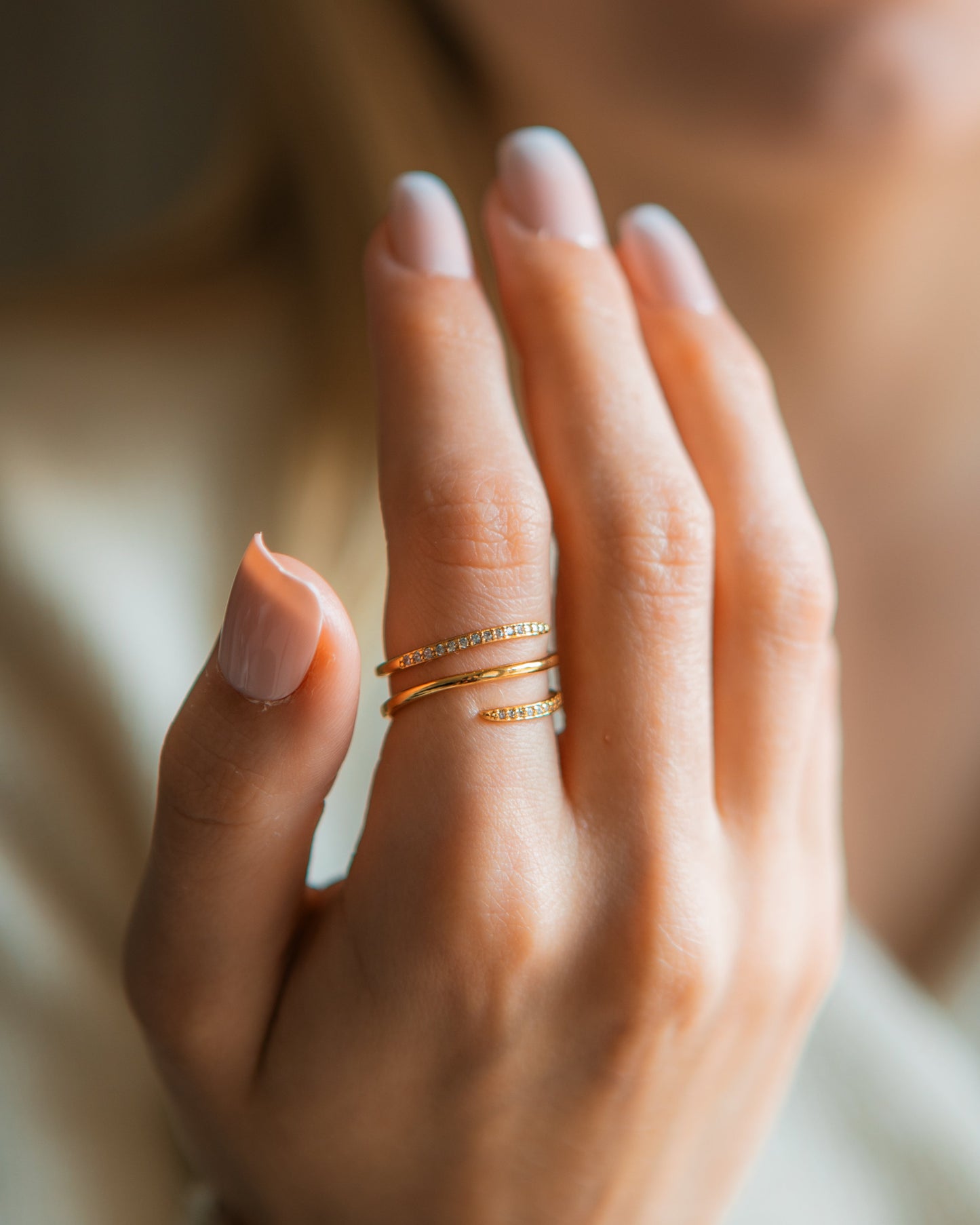 Triple Stacked Ring