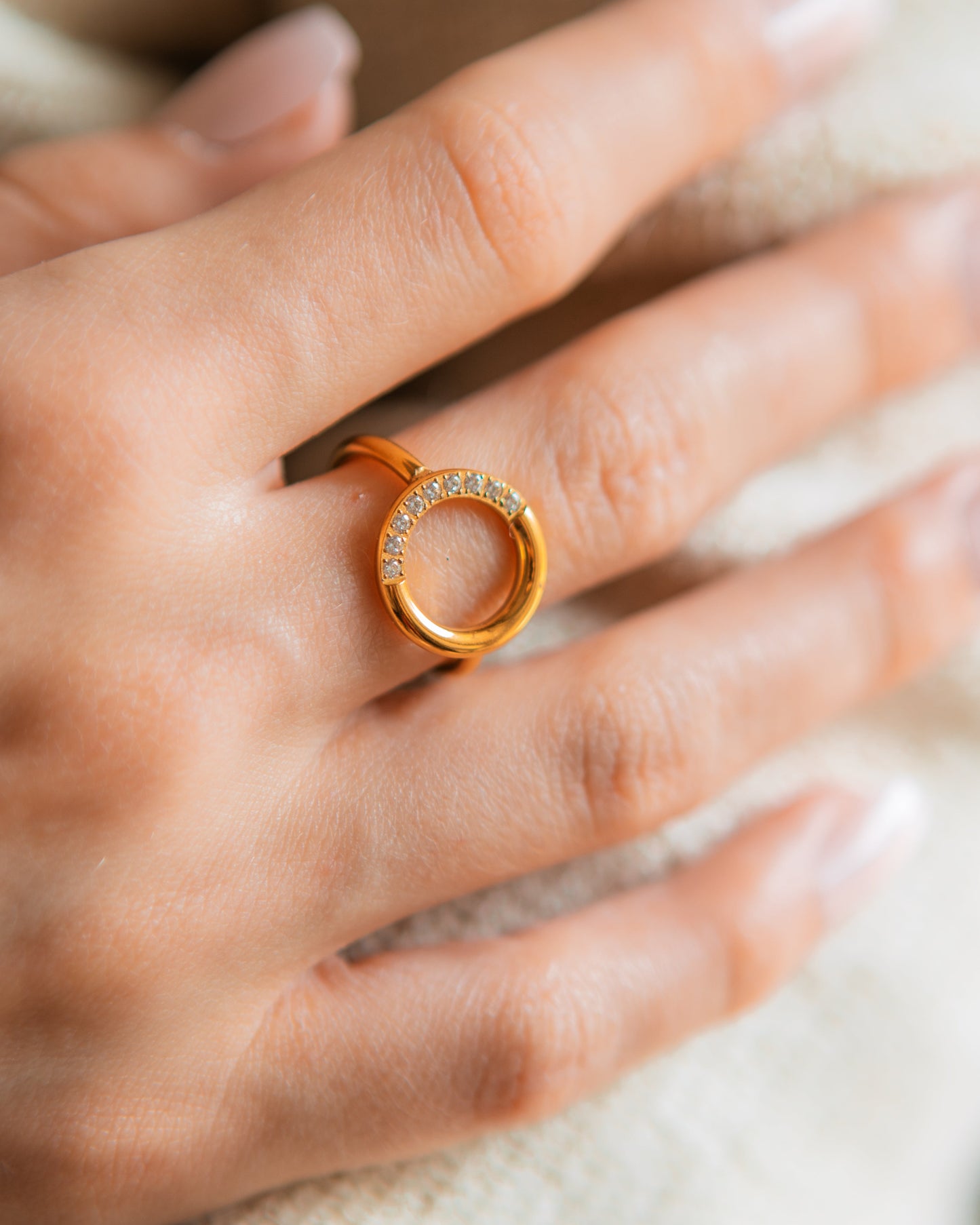Crystal Karma Ring