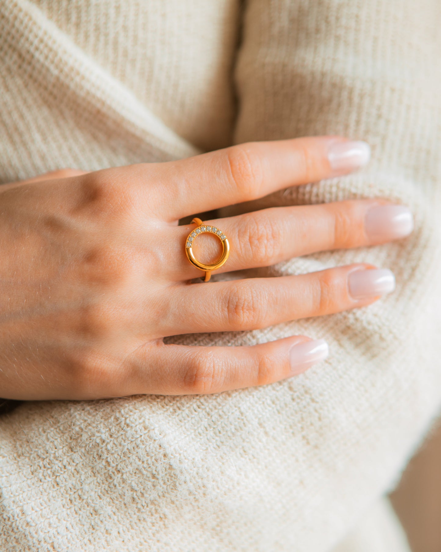 Crystal Karma Ring