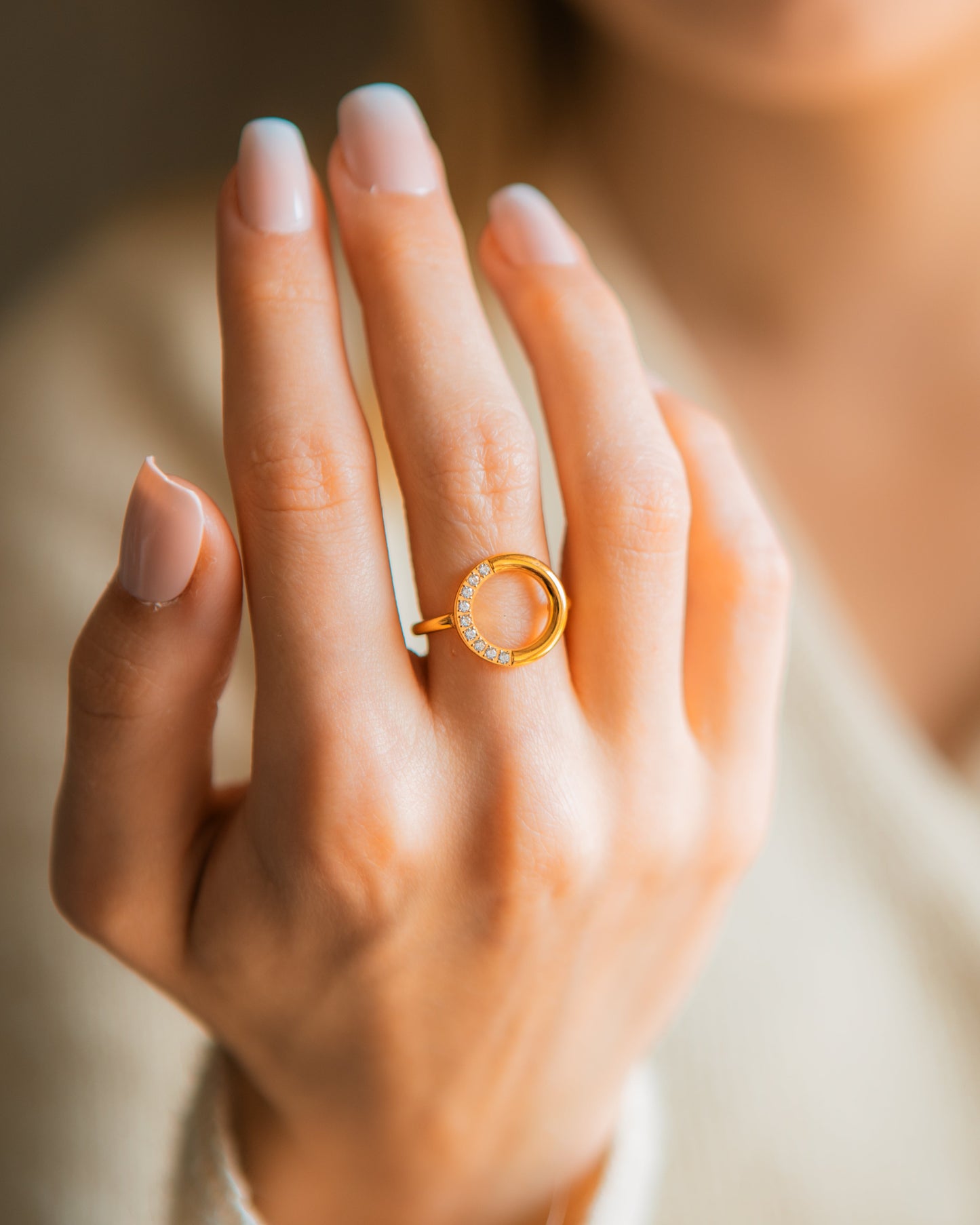 Crystal Karma Ring