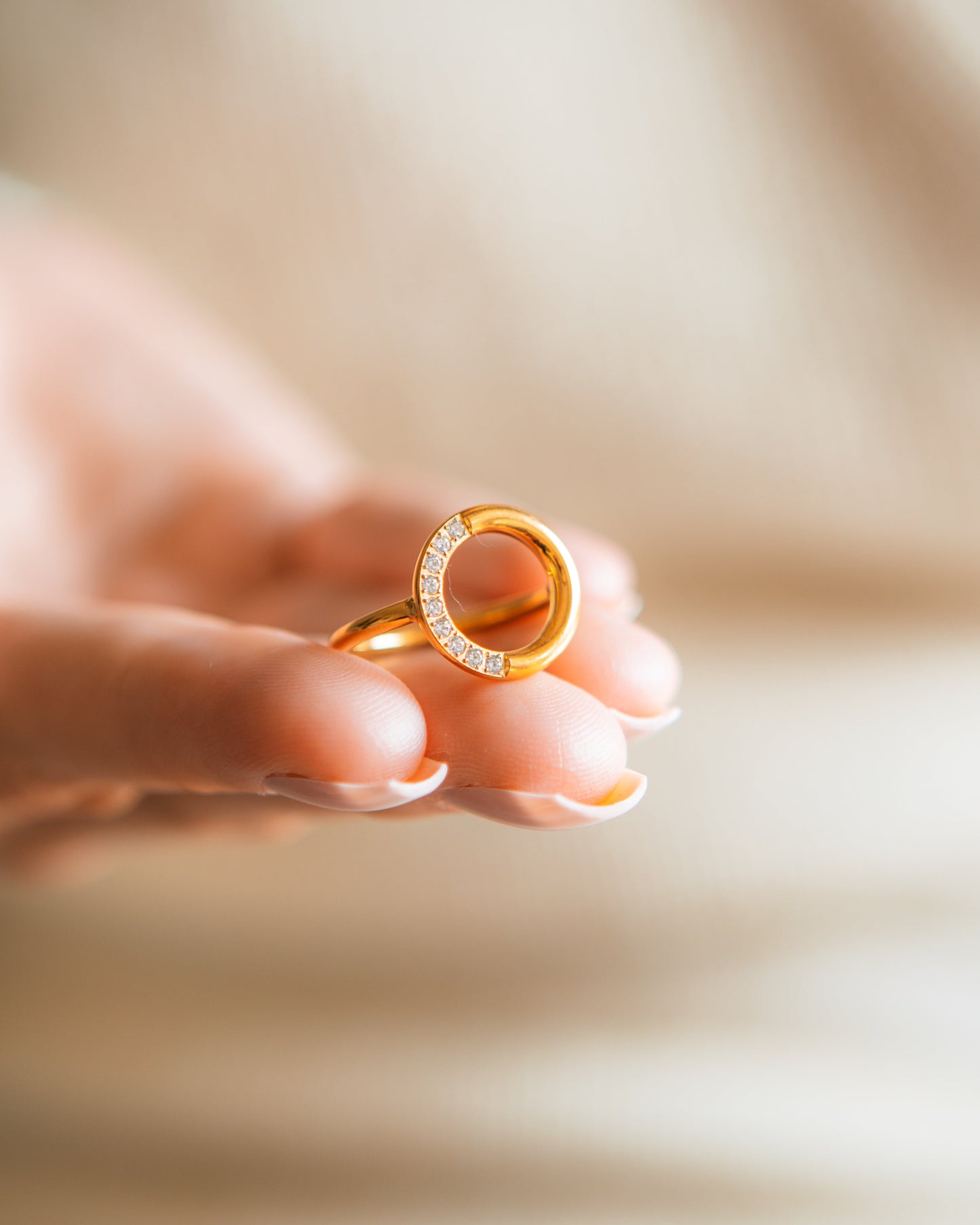 Crystal Karma Ring