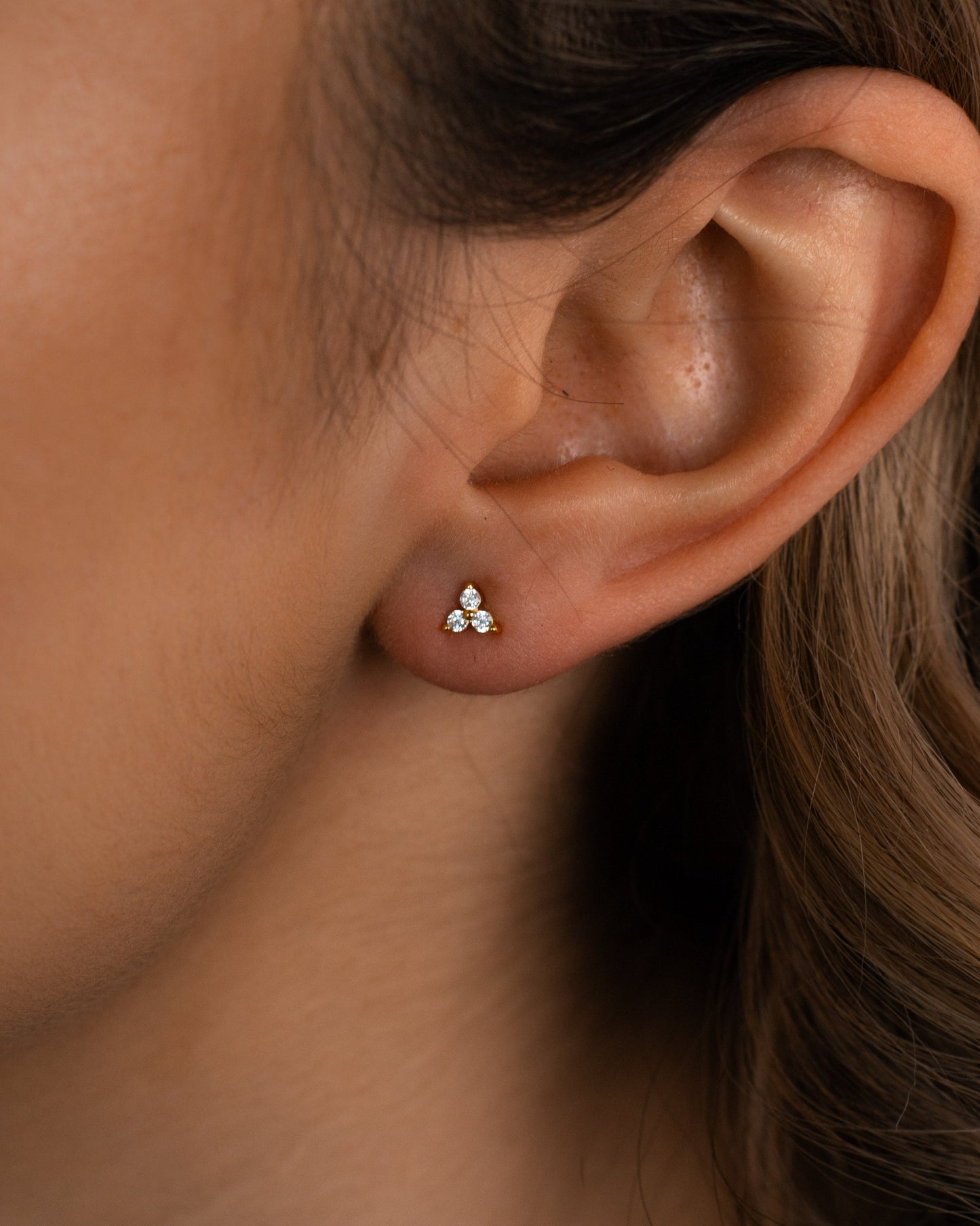 Trio Diamond Studs