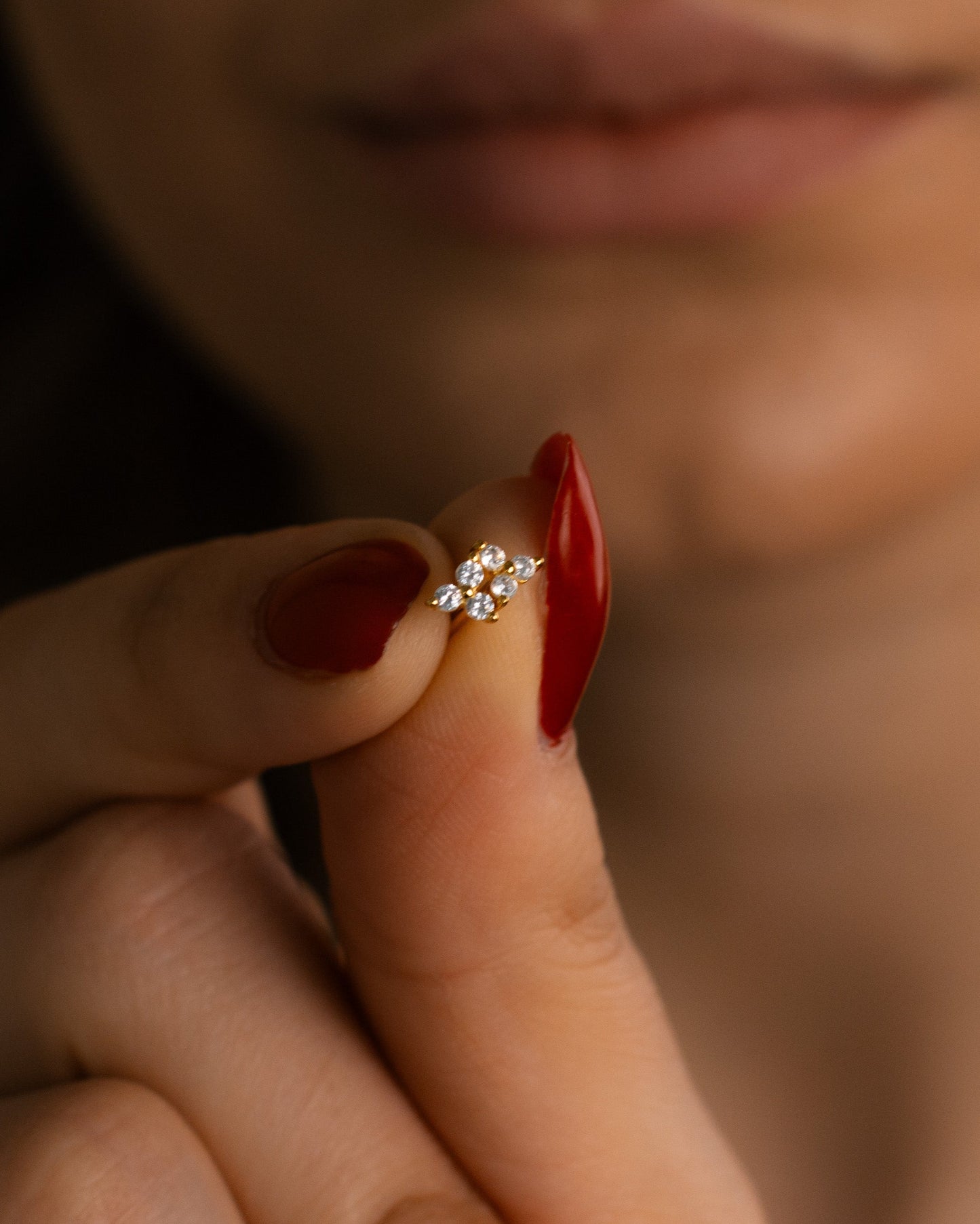 Trio Diamond Studs