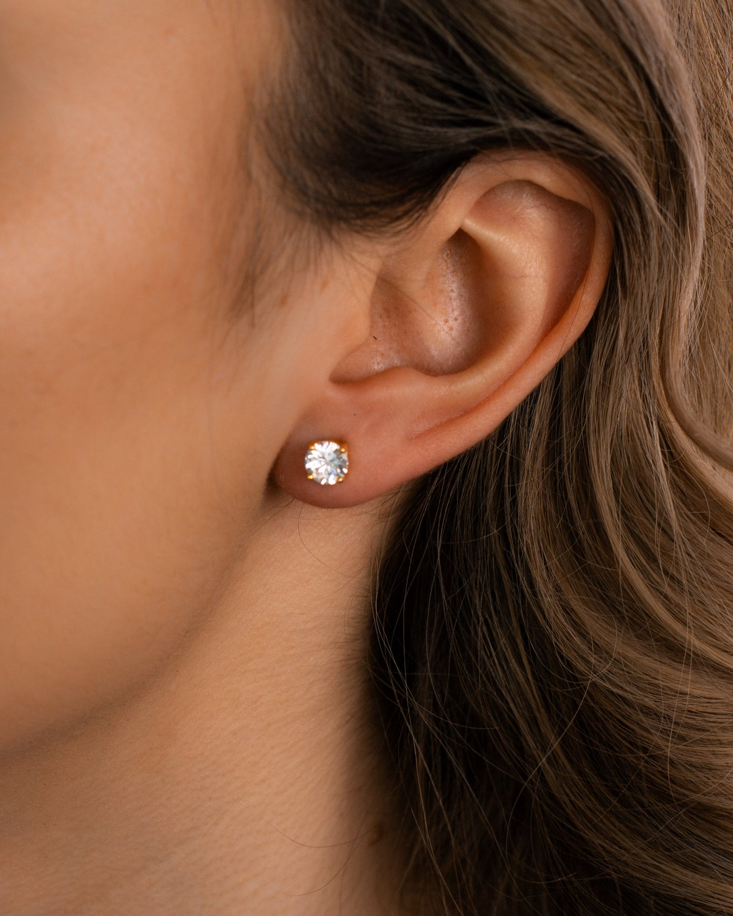 Solitaire Diamond Studs