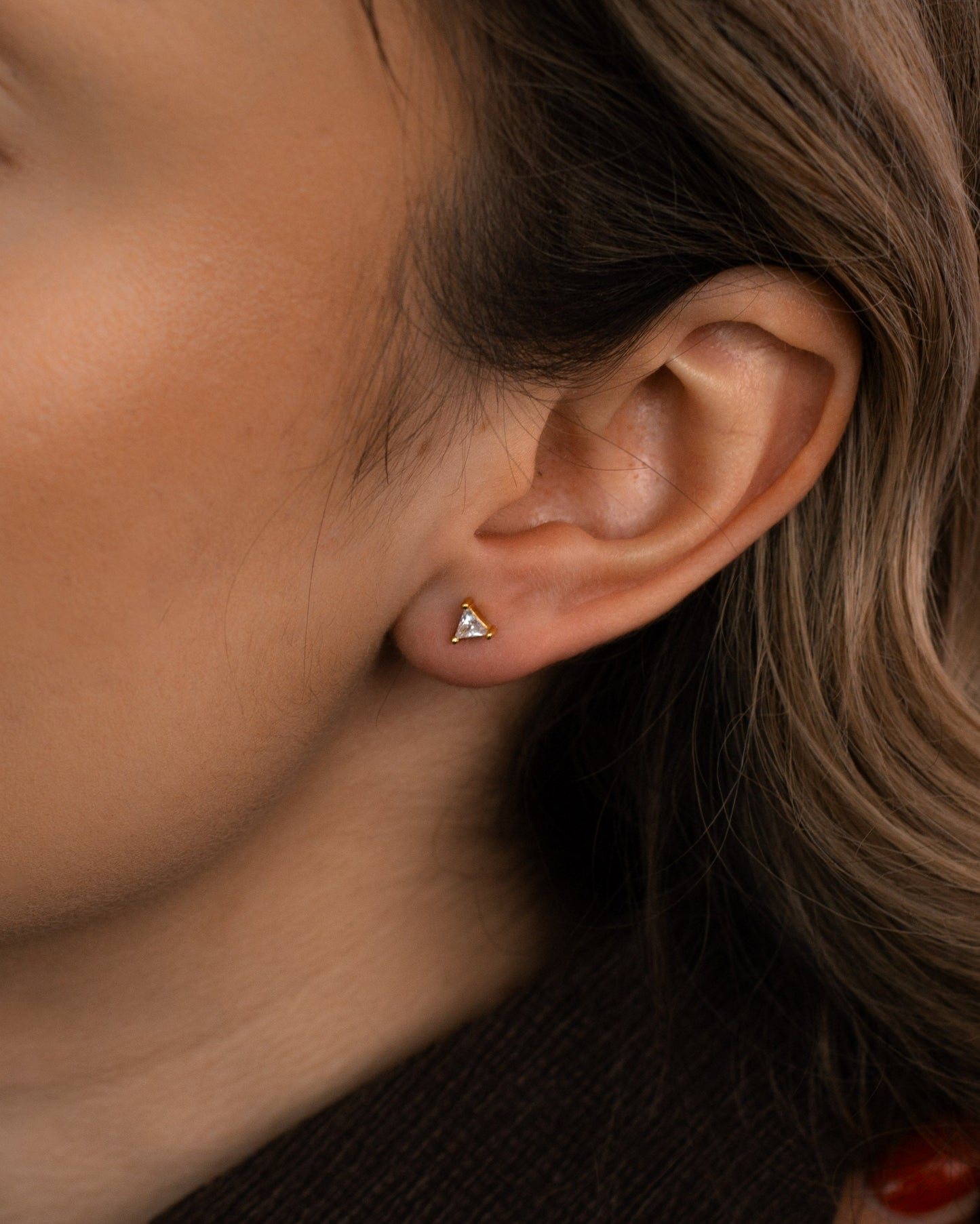 Triangle Diamond Studs
