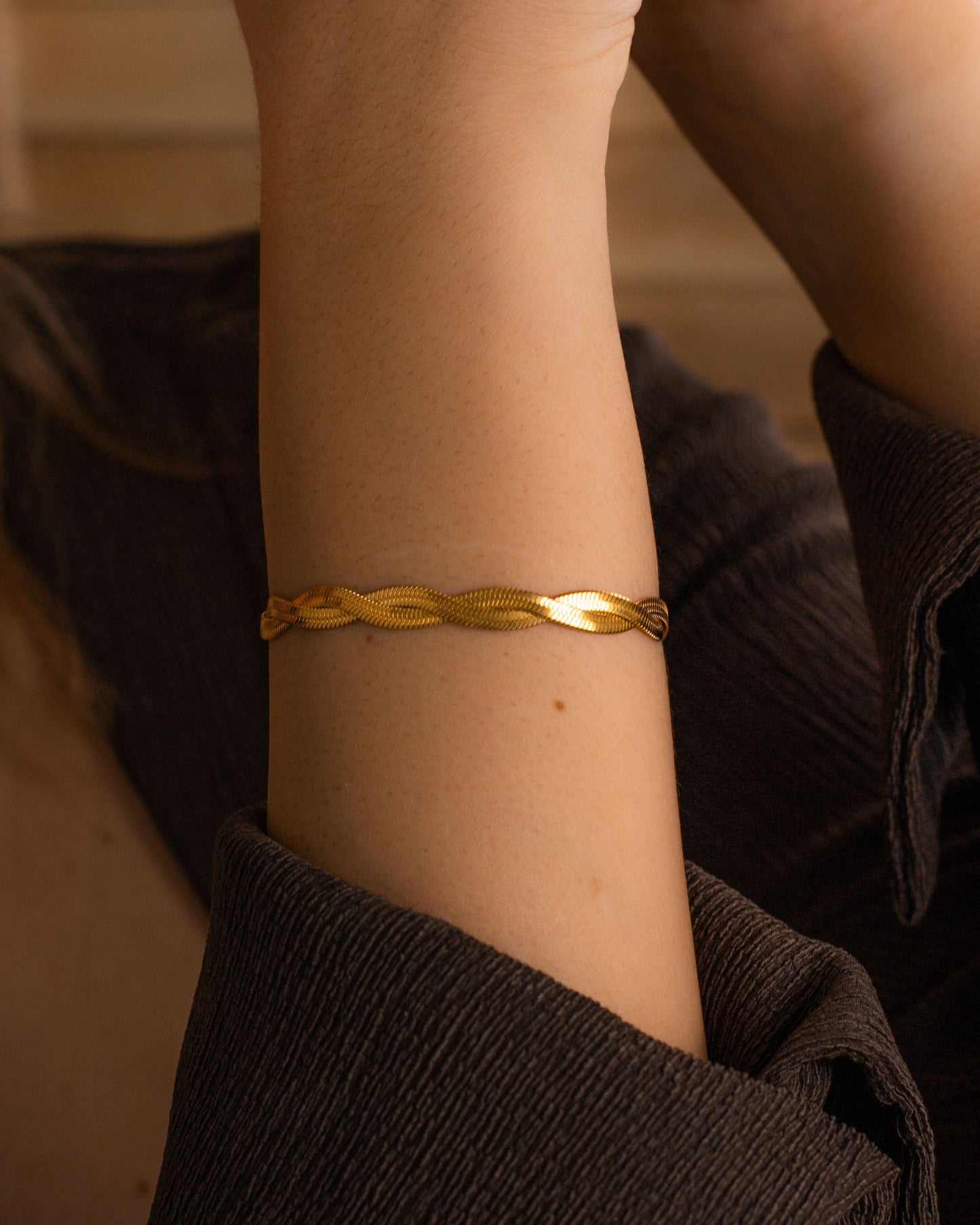 Twisted Herringbone Bracelet