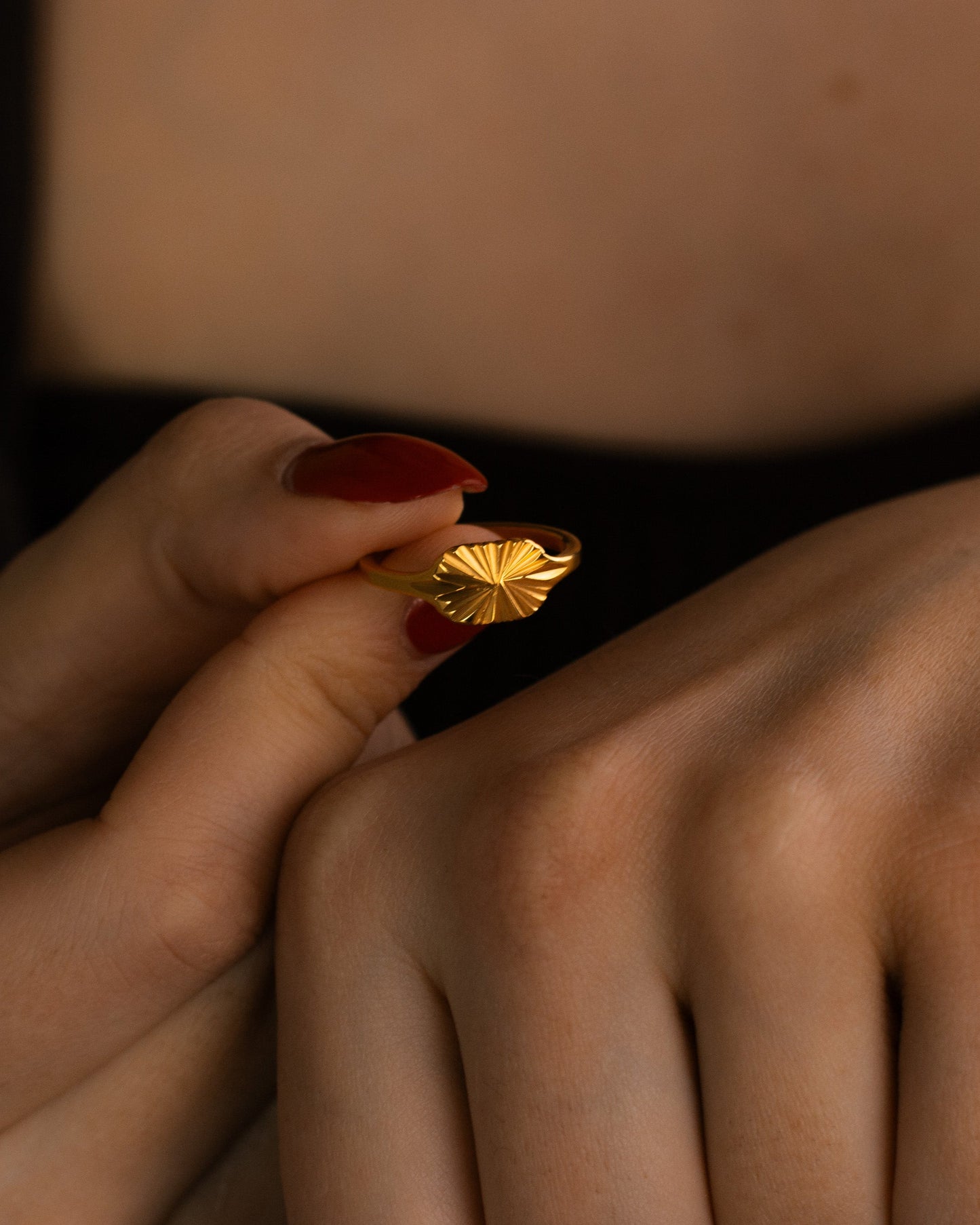 Sun Signet Ring