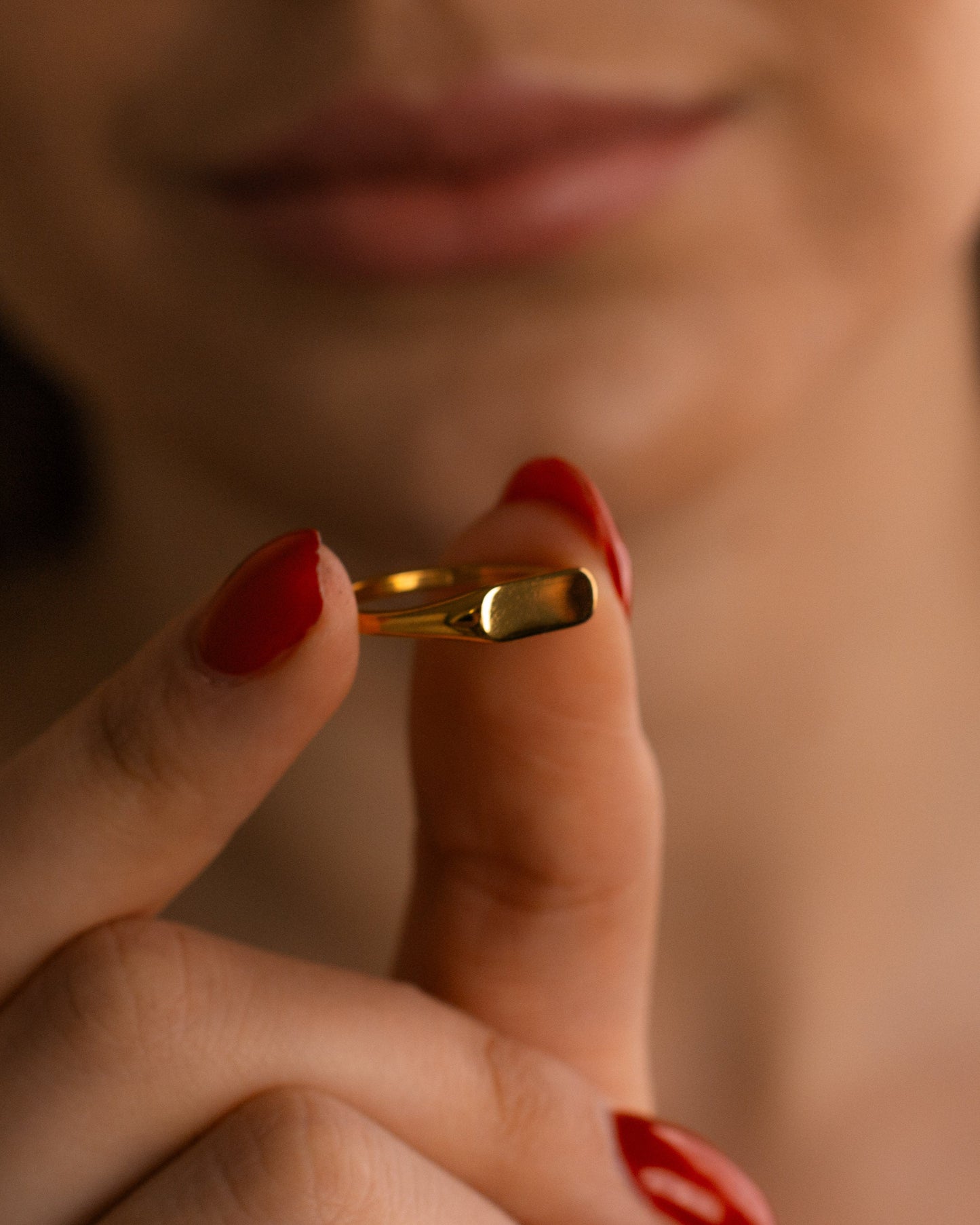 Ovate Signet Ring