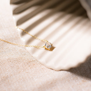 Floating Diamond Necklace