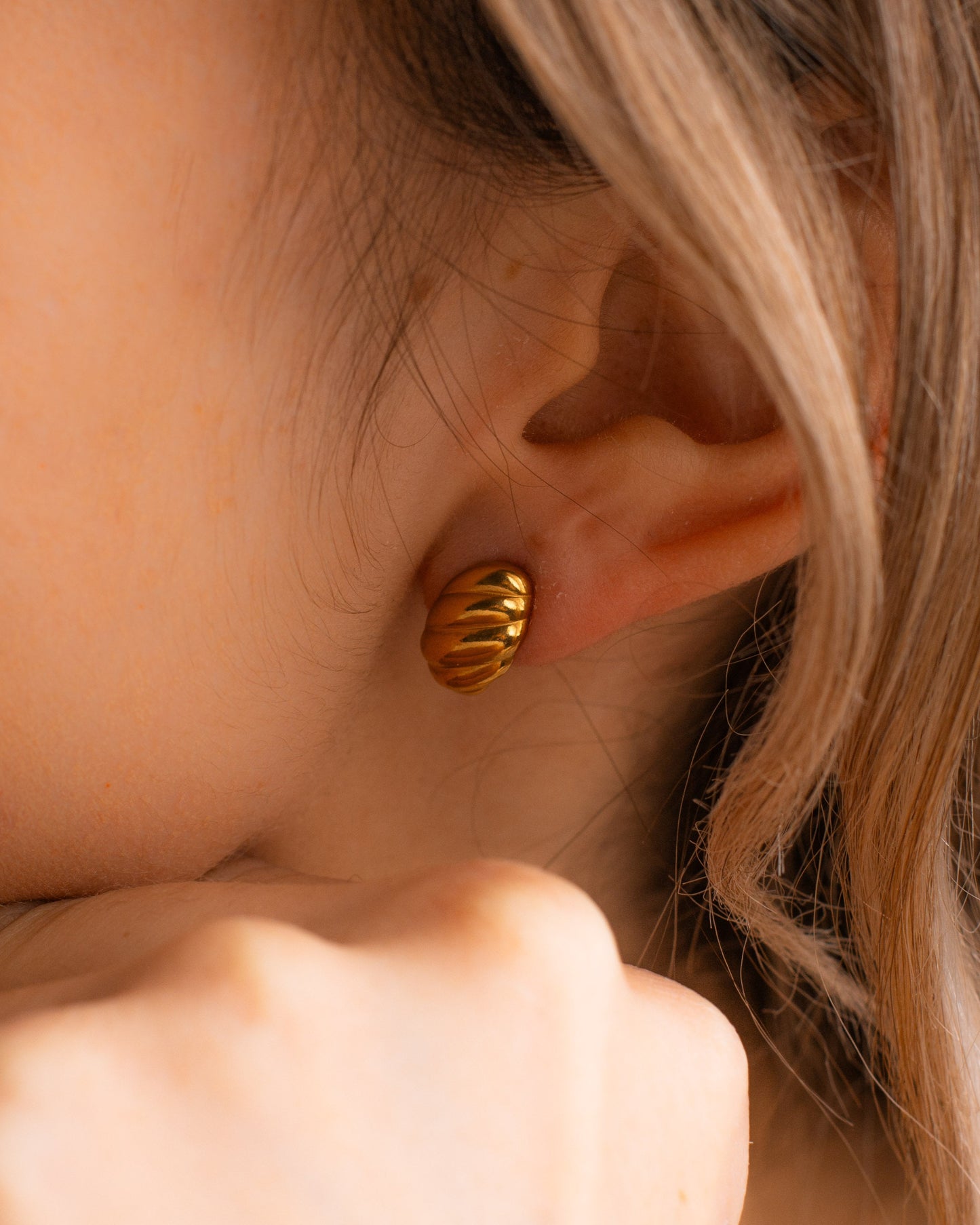Croissant Dome Studs