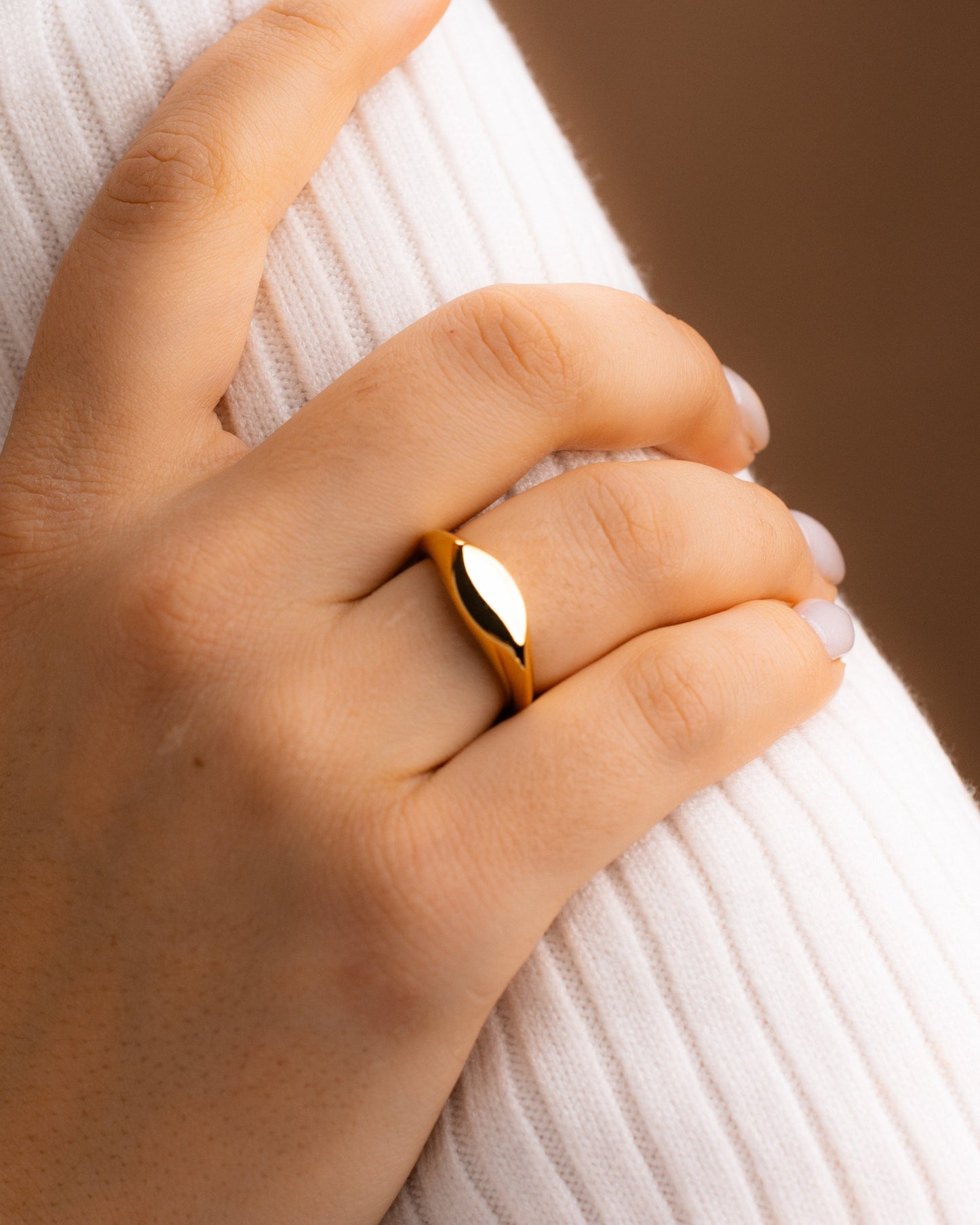Marquise Dome Ring