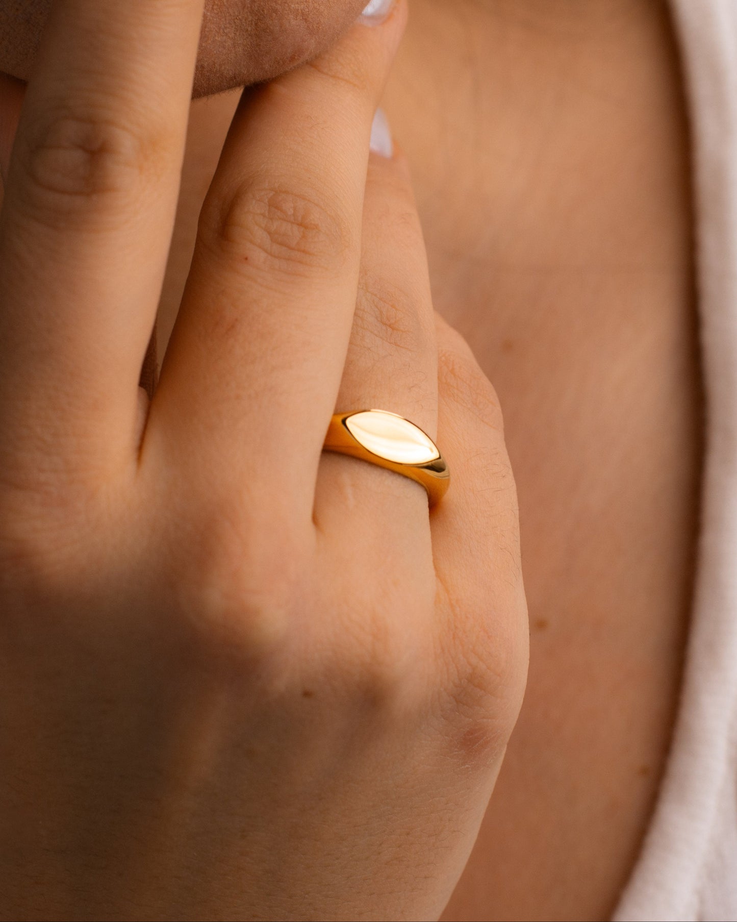 Marquise Dome Ring