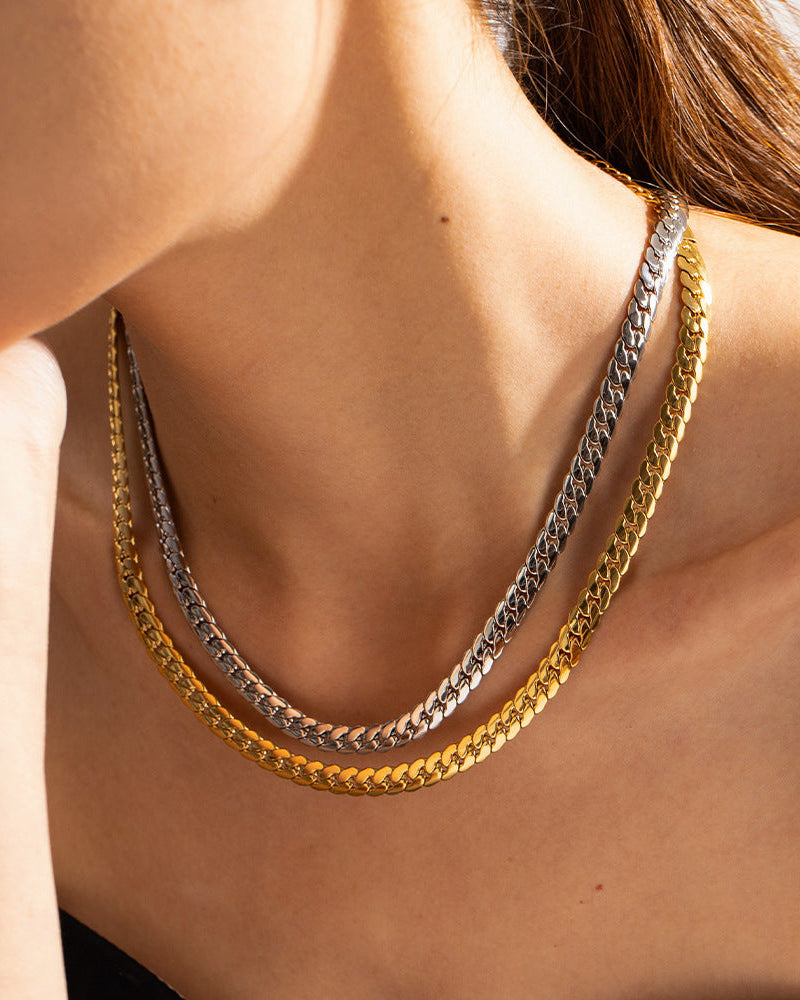 Classic Curb Chain Necklace