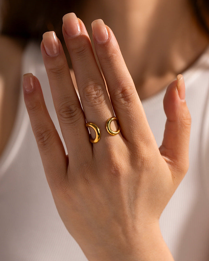 Sculptural Cuff Ring